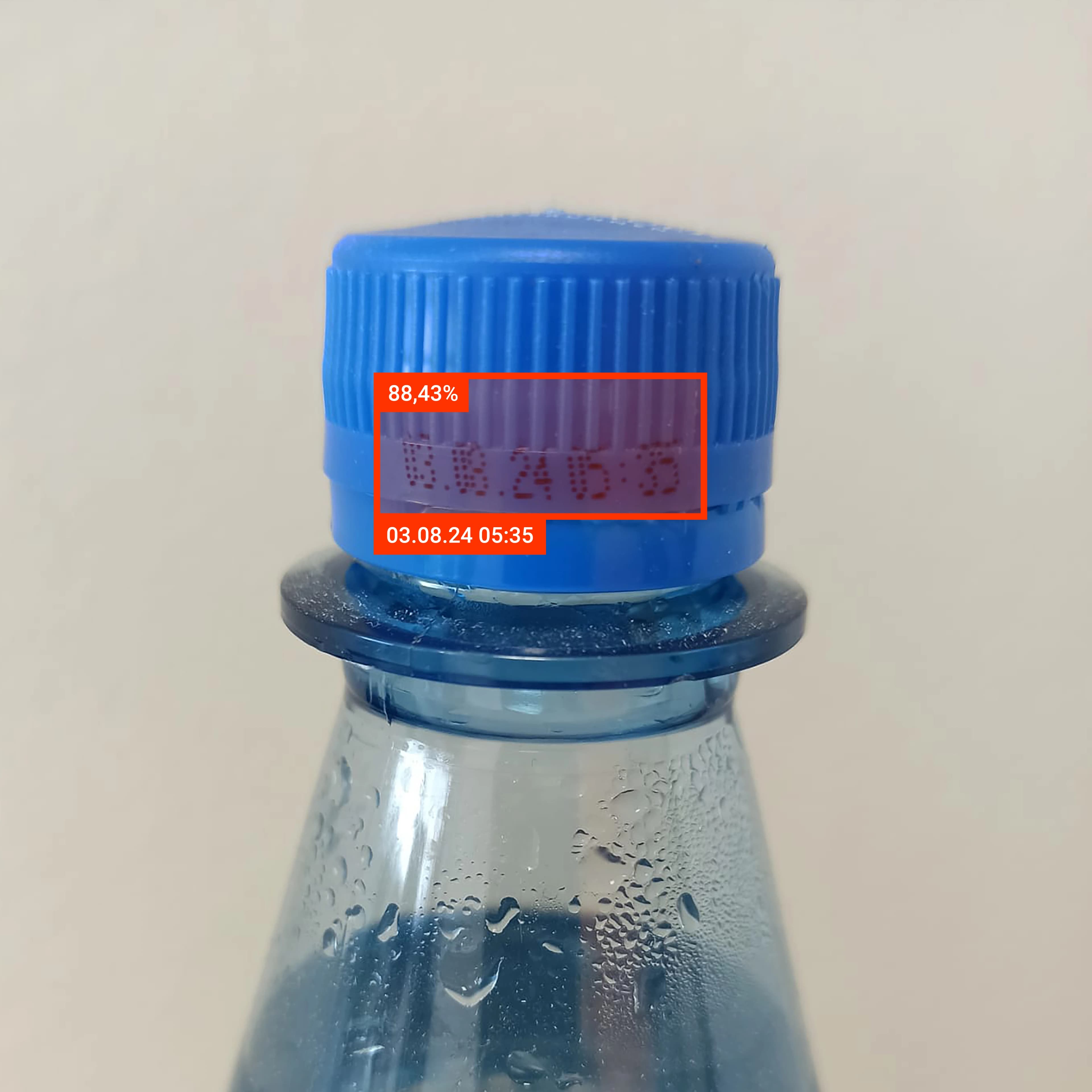 text recognition bottle